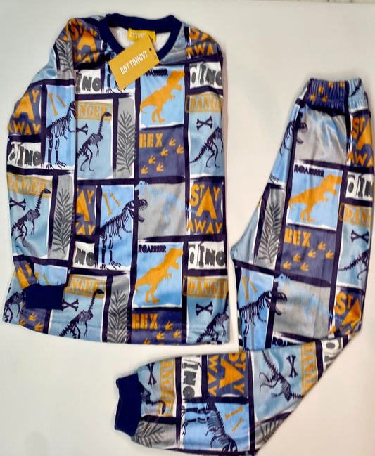 Dinosaurs fleece pyjamas
