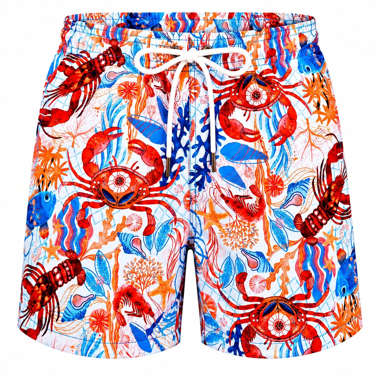 white crab men swimsuit