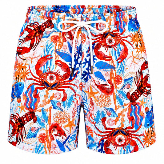 white crab men swimsuit