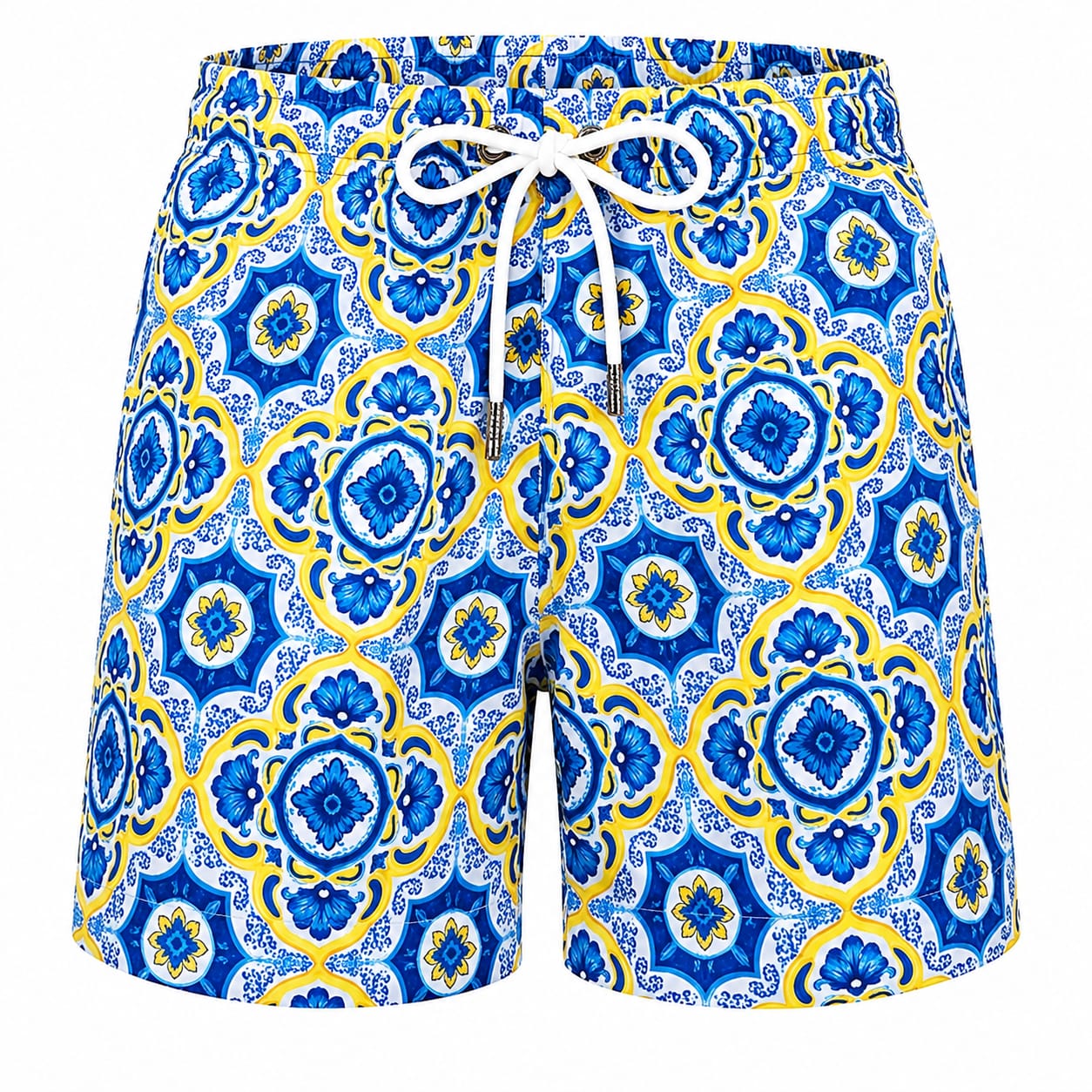Italian tiles men swimsuit
