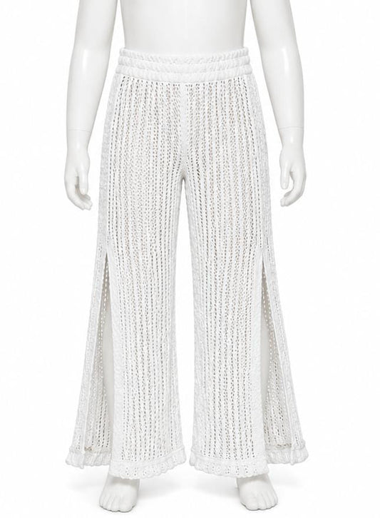 Crochet Slit Beach Pants