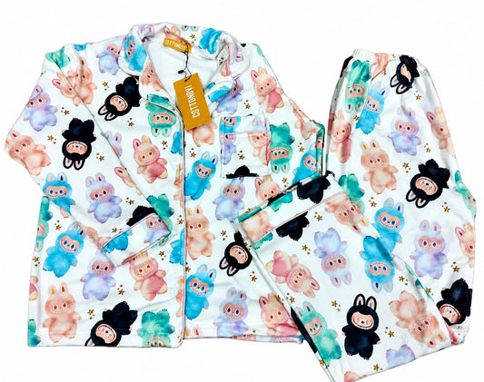 Labubu fleece pajamas