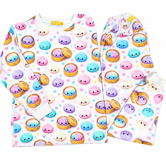 Squish Dumpling Fleece pajamas