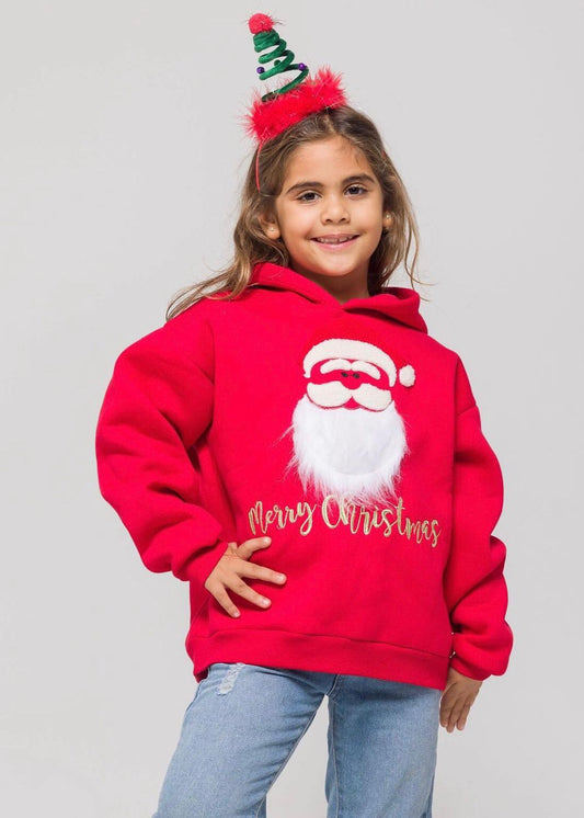 UNISEX Santa Claus Red Hoodie