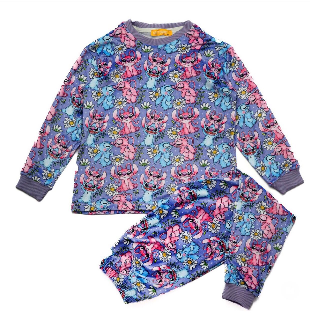 Stitch fleece pajamas