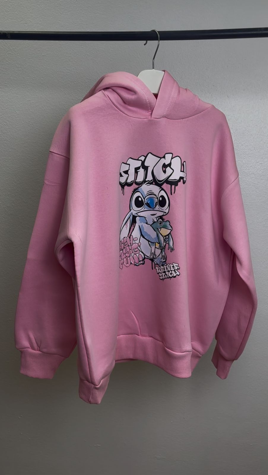 Stitch Caricature Hoodie