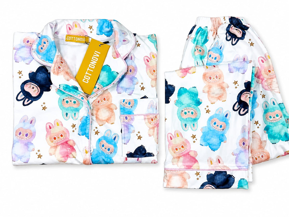 Labubu fleece pajamas