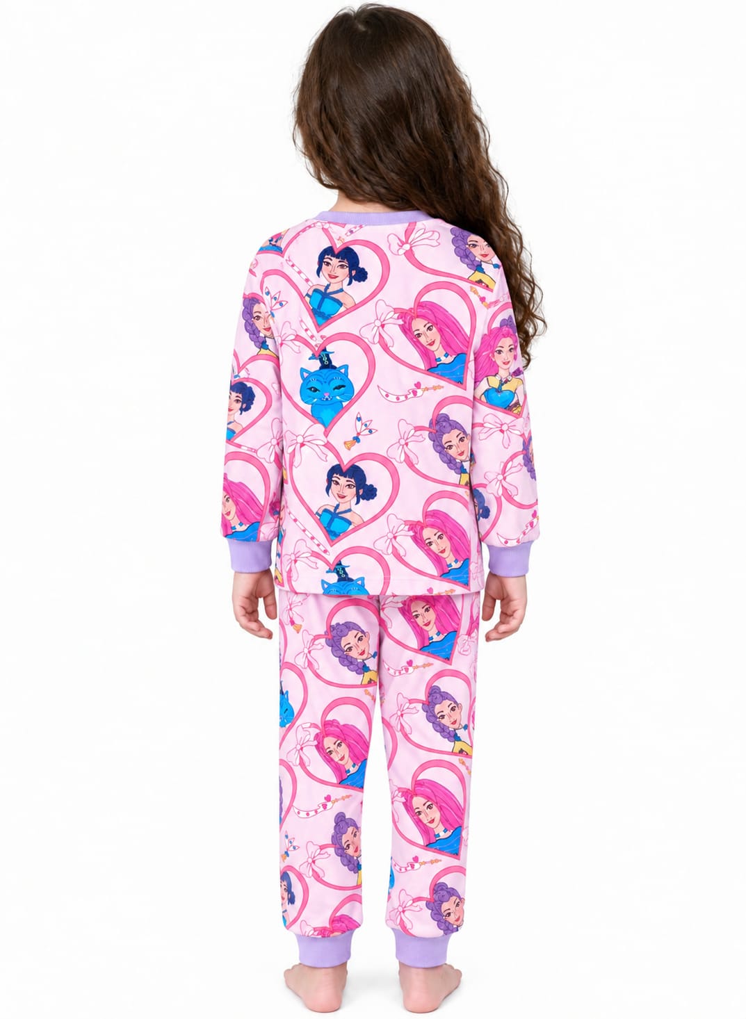 Pink Hunters Heart Fleece pajamas