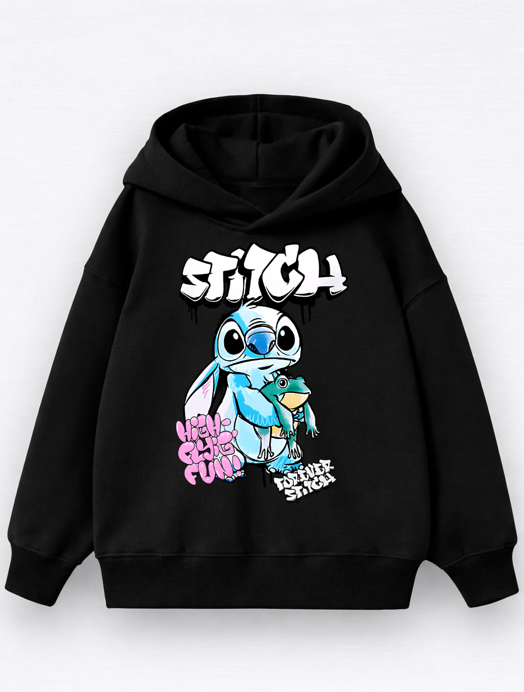Stitch Caricature Hoodie