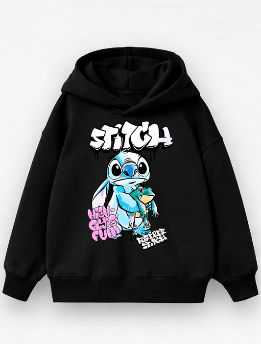 Stitch Caricature Hoodie