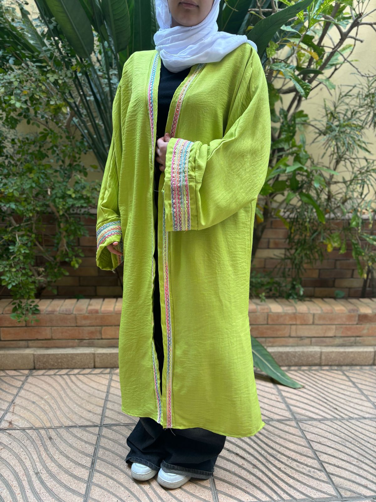 Lemon Green Kaftan