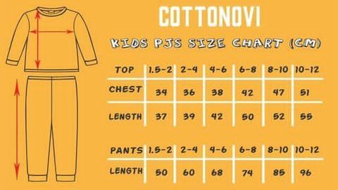 Yellow Truck Fleece Pyjamas