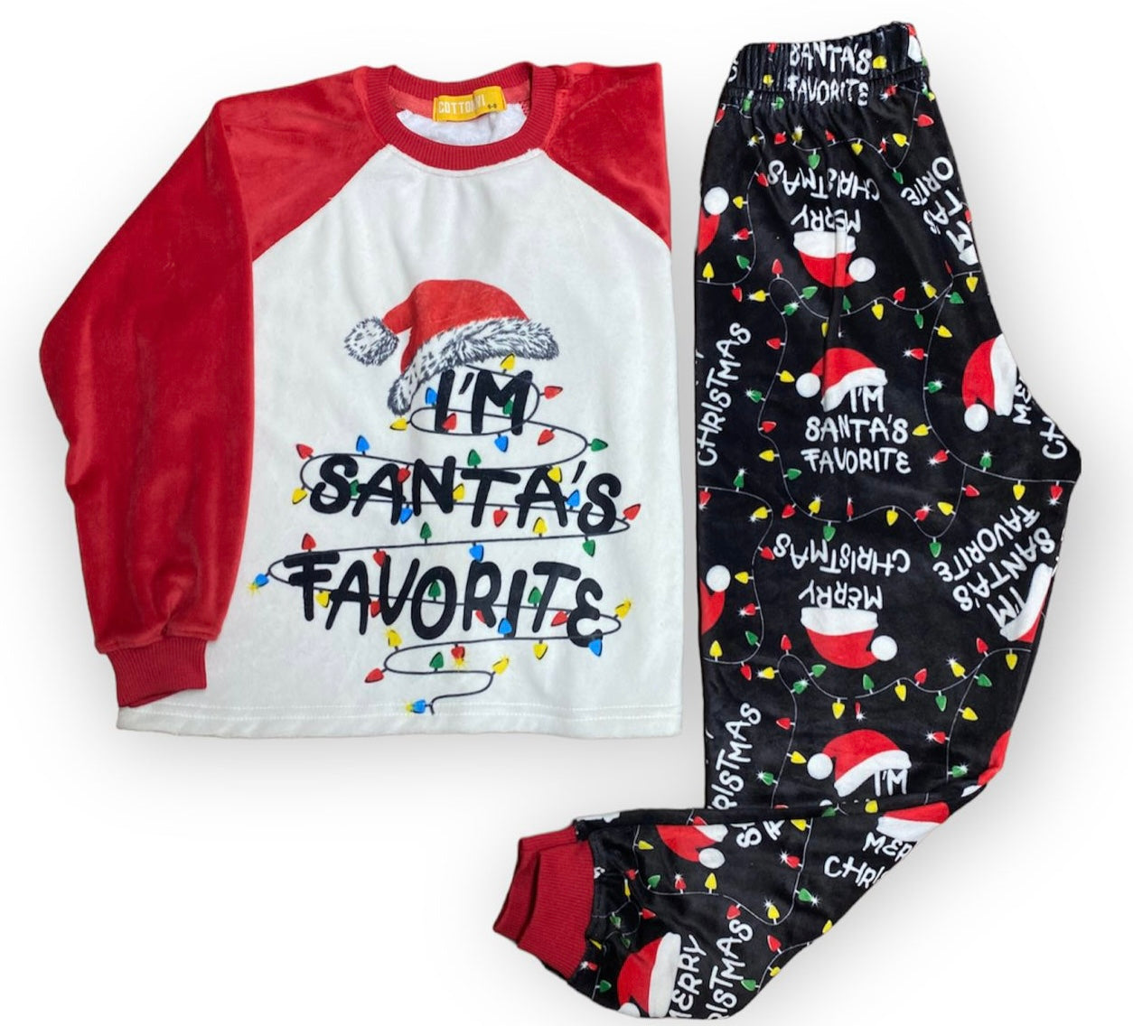 Santa’s Favorite Kids Fleece Pajamas
