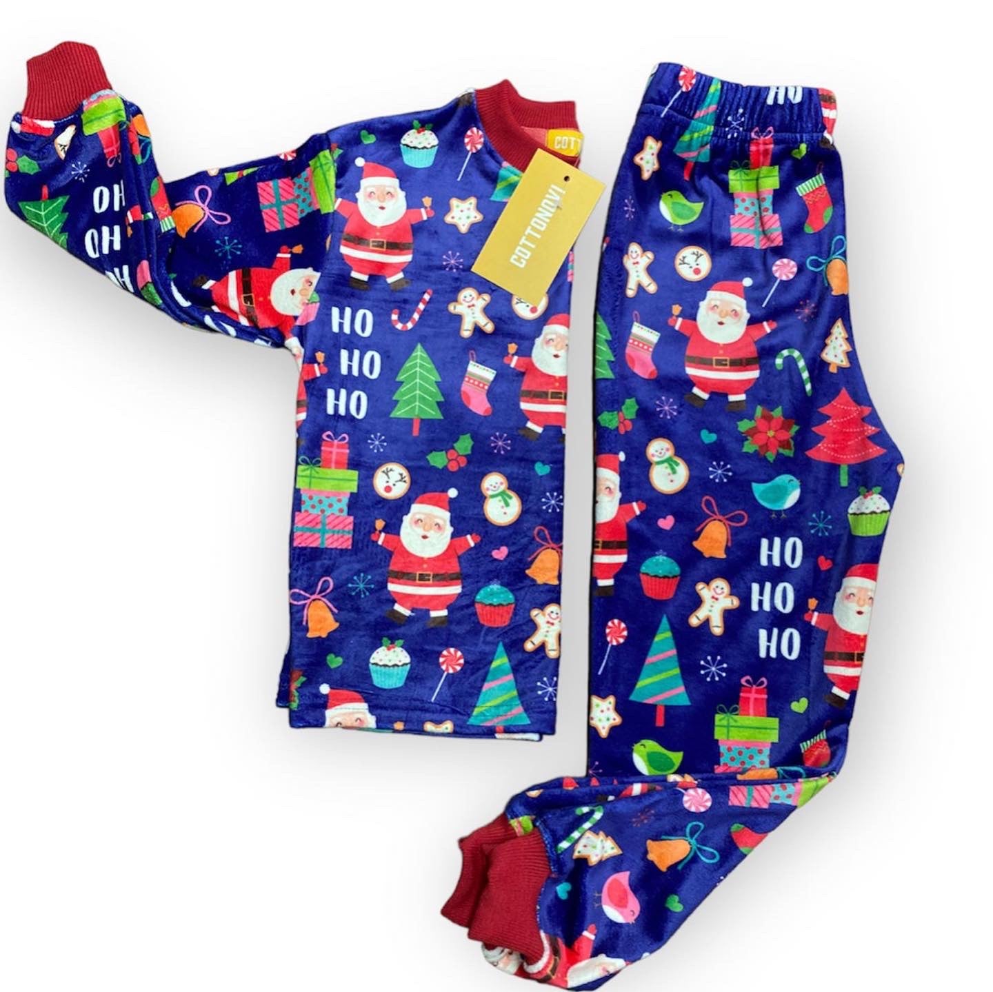 Santa Claus Fleece Unisex Pajamas