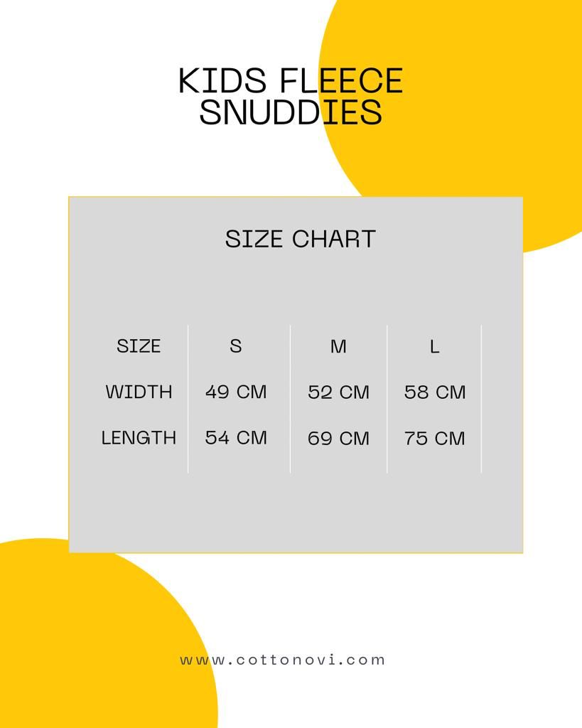 Panda Kids Fleece Snuddie