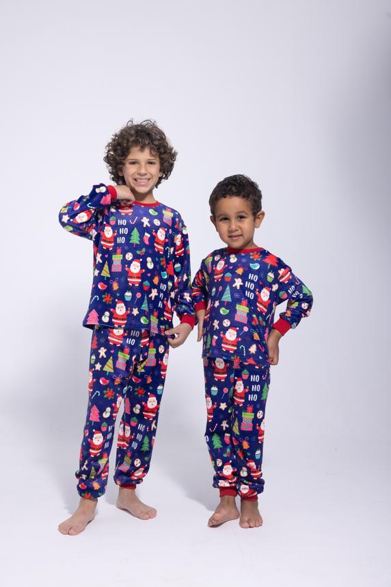 Santa Claus Fleece Unisex Pajamas