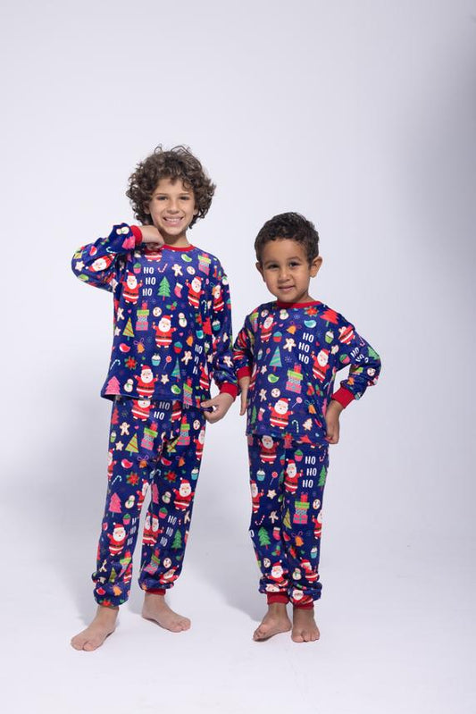 Santa Claus Fleece Unisex Pajamas
