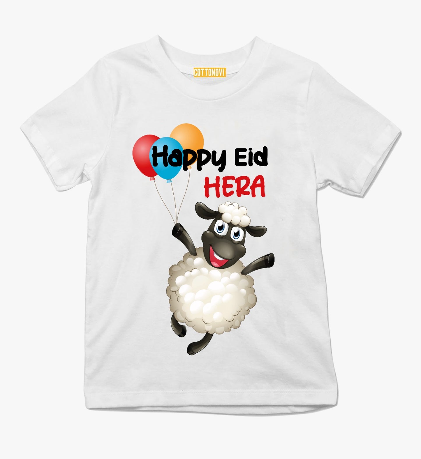 Girls Best Eid customized t-shirt 2025